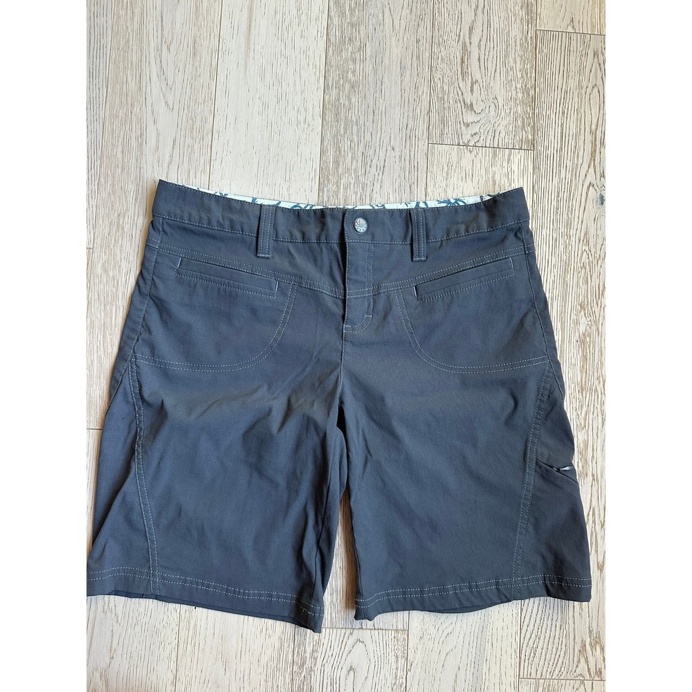 Athleta Womens Gray Hiking Shorts Outdoor Active Pockets Size 6